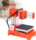 3D Printer, Mini DIY 3D Printers Desktop Kit, 3D Printer with Pla Filament Magnetic Removable Plate USB Cable Tf Card Max Print Speed 40mm/S, for Beginners Kids Teens
