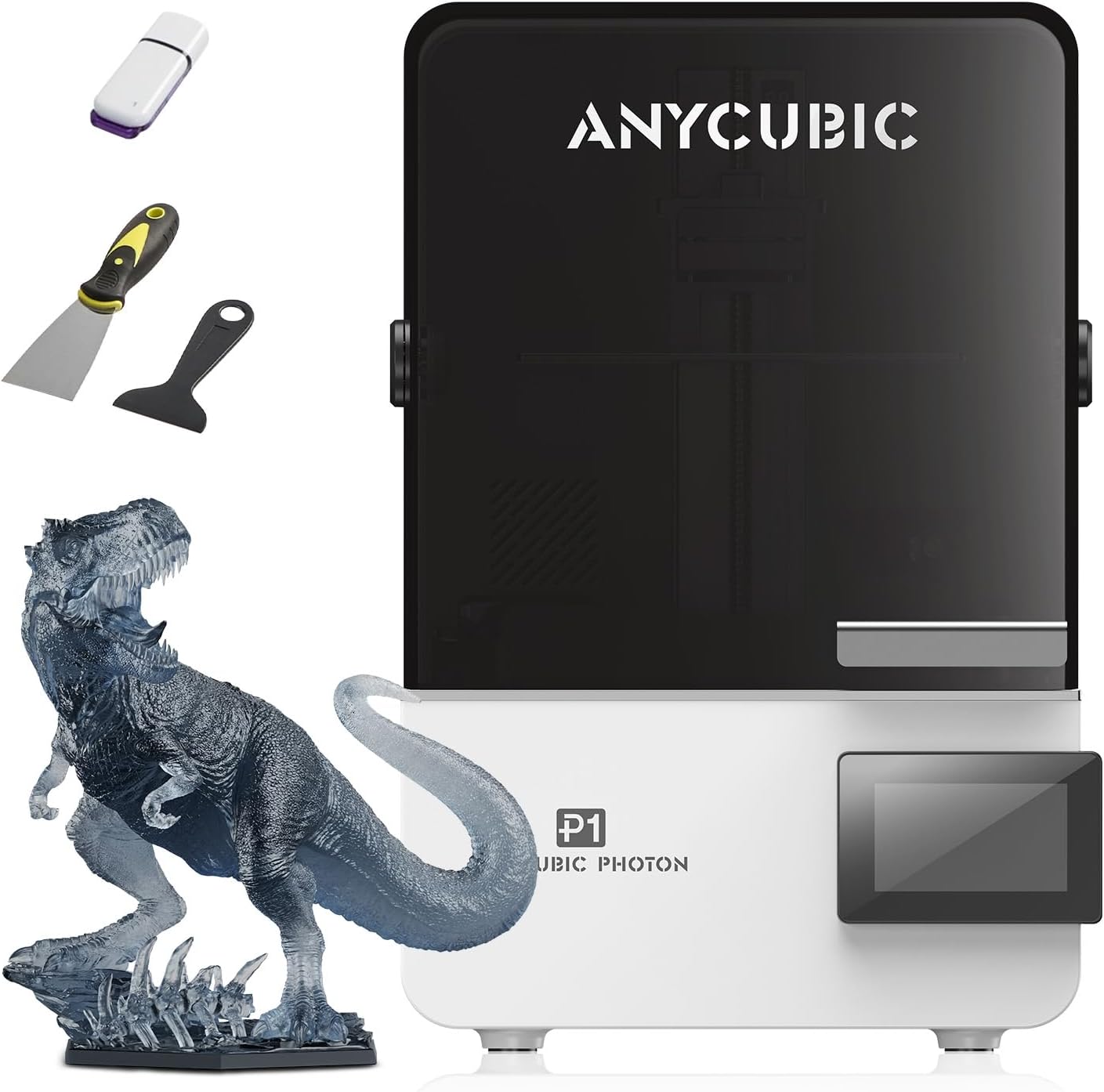 ANYCUBIC Photon P1 Resin 3D Printer, 14K High Precision with LighTurbo 4.0, Industrial Ball Screw Ultimate Stability for Prosumer, Auto-Leveling 3.0, Large Printing Size of 8.78'x4.96'x9.05'