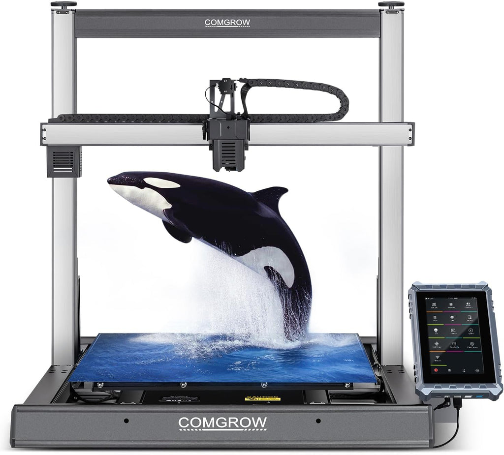 Sovol T500 3D Printer Max Speed up to 500mm/s, Upgraded with 7'' Klipper Touch Screen 300℃ High Temp Hotend 95% Pre-Assembly 49-Point Auto Leveling 19.68 * 19.68 * 19.68in
