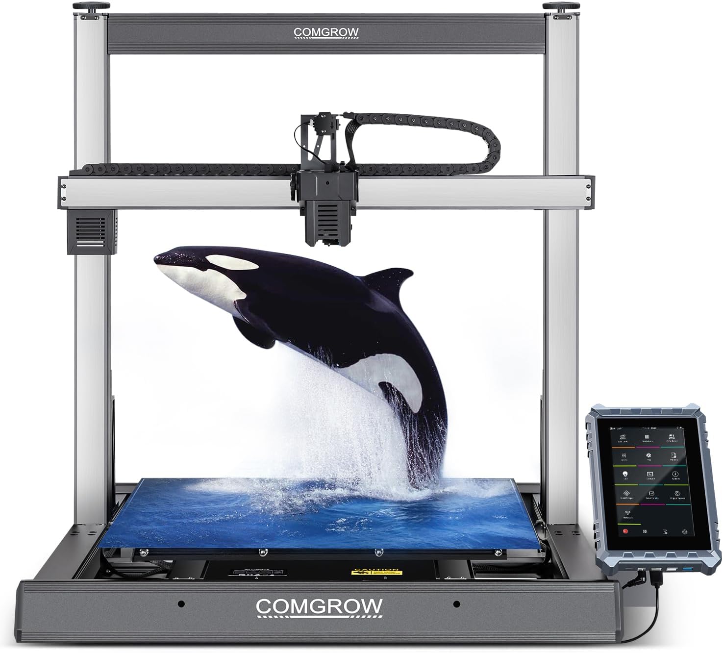 Sovol T500 3D Printer Max Speed up to 500mm/s, Upgraded with 7'' Klipper Touch Screen 300℃ High Temp Hotend 95% Pre-Assembly 49-Point Auto Leveling 19.68 * 19.68 * 19.68in