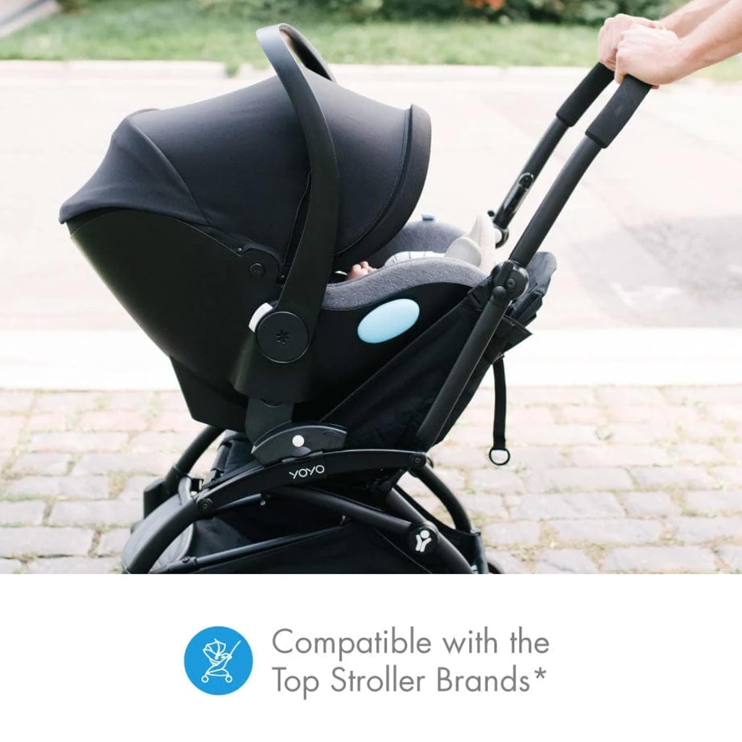 Clek Liing Infant Car Seat with Adjustable Load Leg, Compact, Lightweight Design, 7 Recline Positions, Easy-to-Use Rigid Latch, and Flame Retardant-Free (Vintage Ziip)