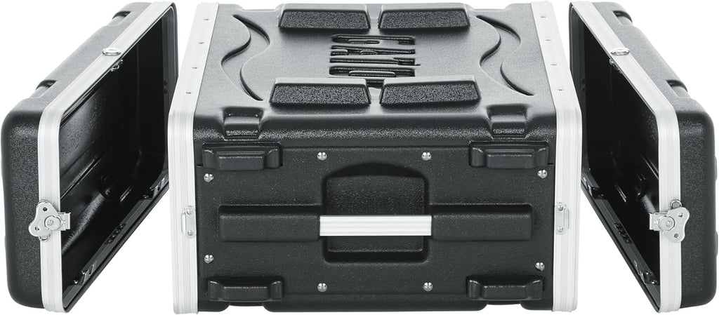 Gator Cases Lightweight Molded 4U Rack Case with Heavy Duty Latches, Standard 19.25' Depth, (GR-4L)