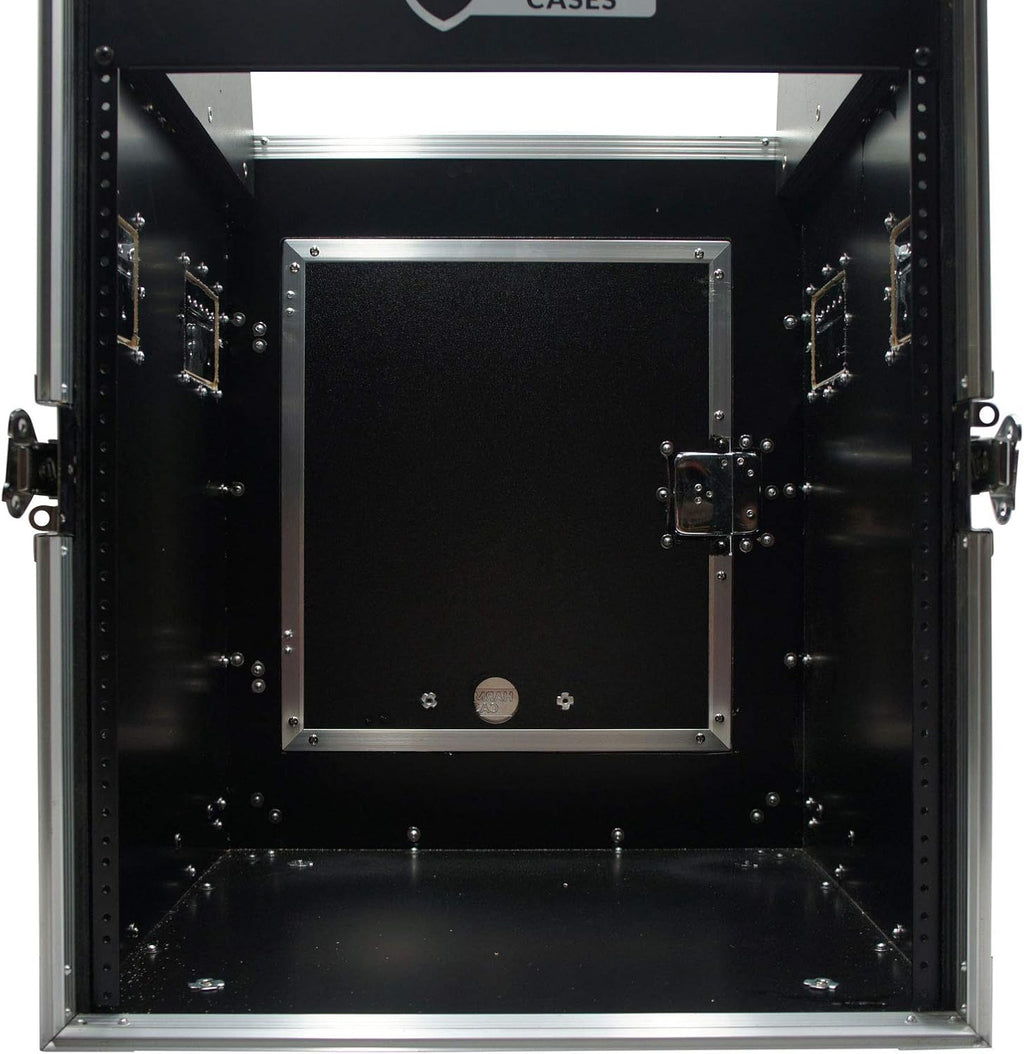 Harmony Audio Case HCM12U DJ Pro Audio 10U Slant Top 14U Vertical Mixer Rack Case