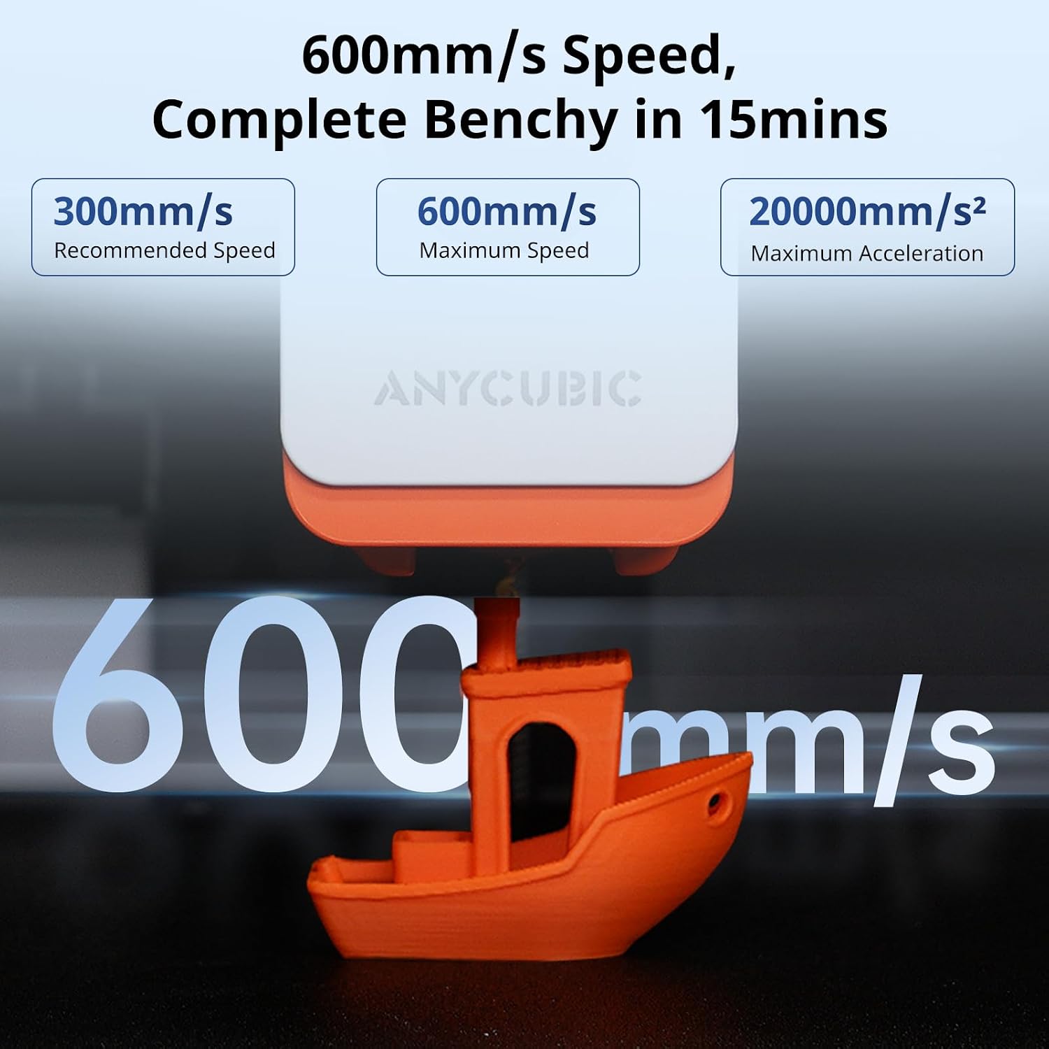 Anycubic Kobra S1 Combo Multicolor 3D Printer with Anycubic ACE PRO, 4 Multicolor, Drying and Printing at the Same Time, 600mm/s Fast Speed with 320℃ Hotend, Built-in Camera 44dB Quiet 250*250*250mm