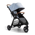 Baby Jogger® City Mini GT2 Single Stroller, Eco-Friendly Series, Baby Stroller with Four-Way Use with the Included Infant Car Seat Adapters, Leatherette Handle and Belly Bar, Slate Fog