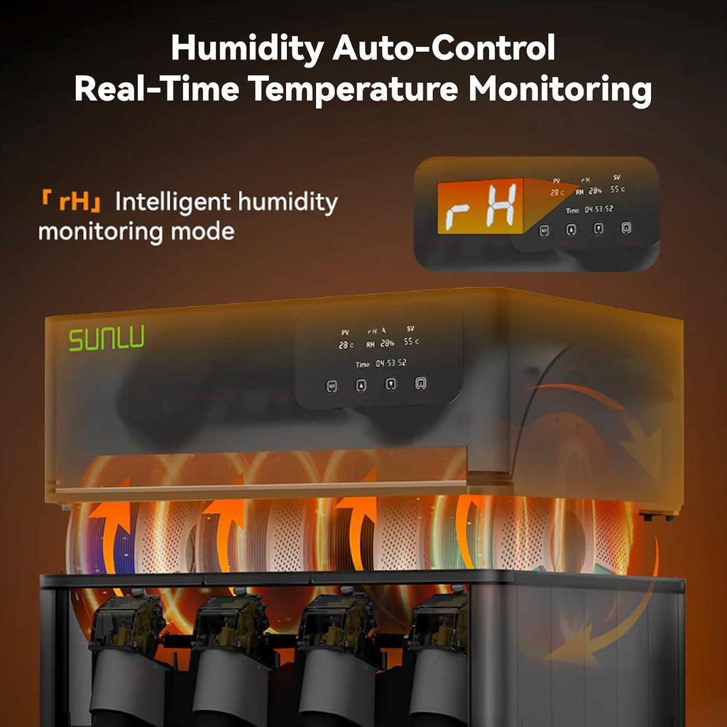 Sunlu AMS Heater Upgrade for Bambu Lab AMS,Add Active Drying Function to Your AMS,Prevent Wet 3D Printer Filament & Clogs,Enables Drying while Printing,Easy Plug & Play Installation (AMS Not Included)