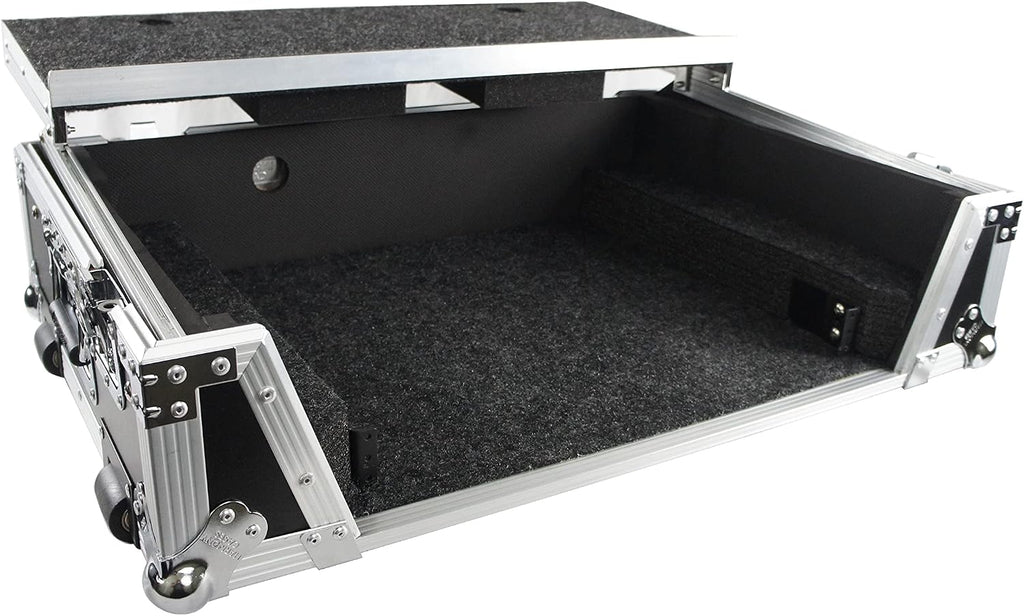 Harmony Audio Cases HCRNONE1UWLT Compatible With Rane One DJ Controller 1U Flight DJ Road Custom Case With Laptop Tray
