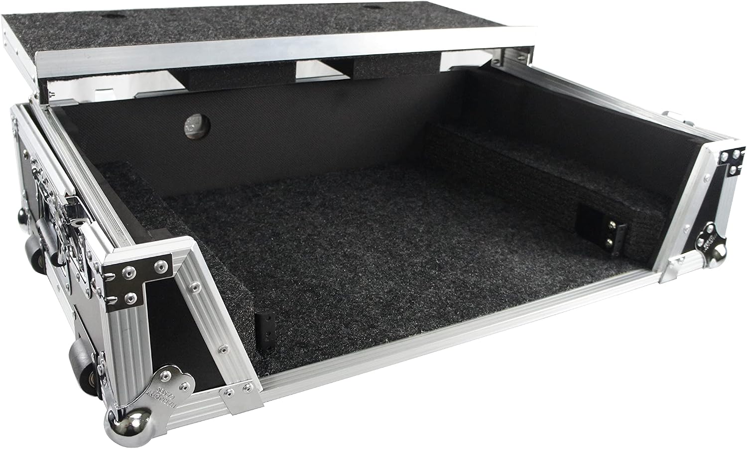 Harmony Audio Cases HCRNONE1UWLT Compatible With Rane One DJ Controller 1U Flight DJ Road Custom Case With Laptop Tray