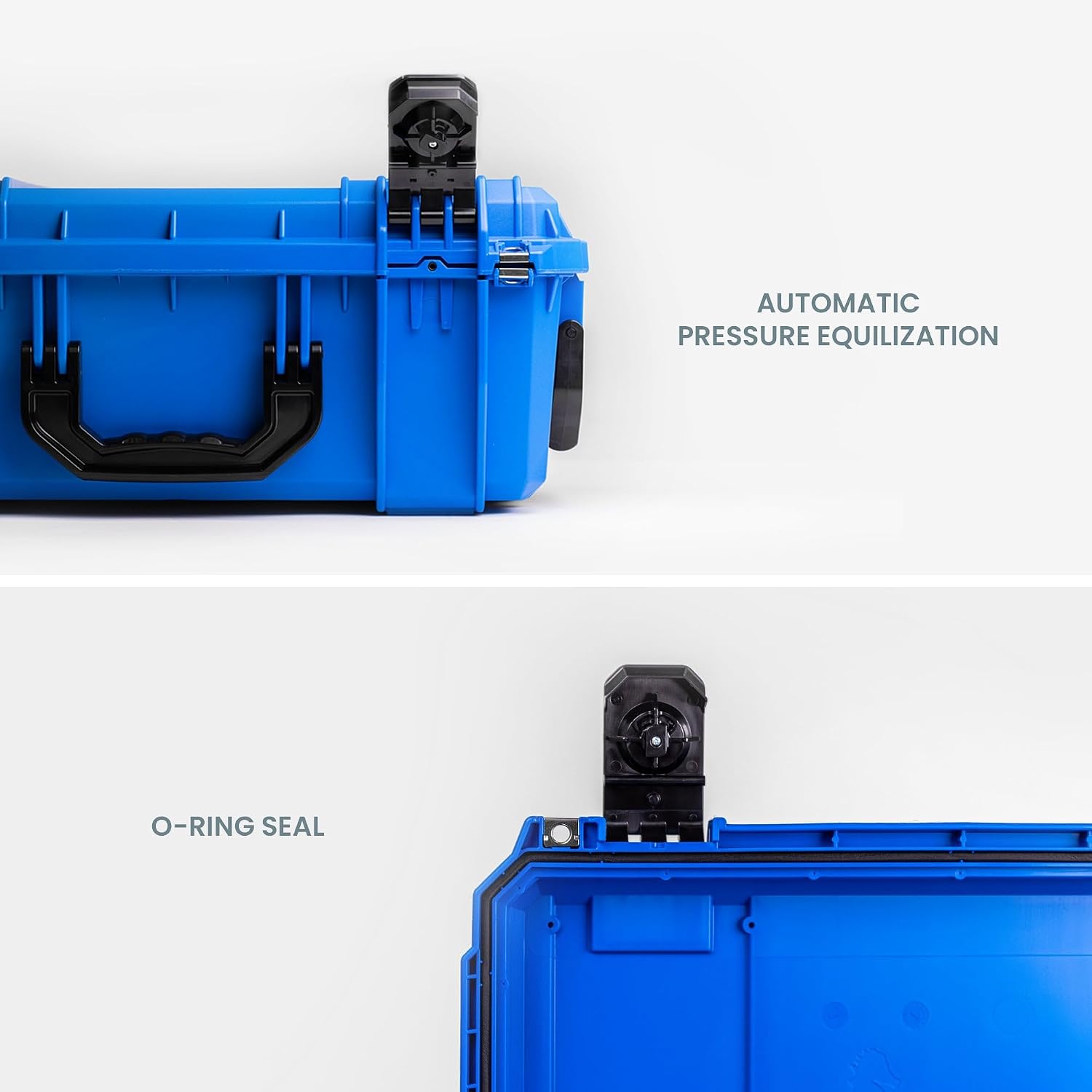 Seahorse 830 Professional Camera Case with Customizable Accuform Foam, TSA Approved, MIL‑Spec, IP67 Waterproof, USA Made for Photographers and Travel Enthusiasts