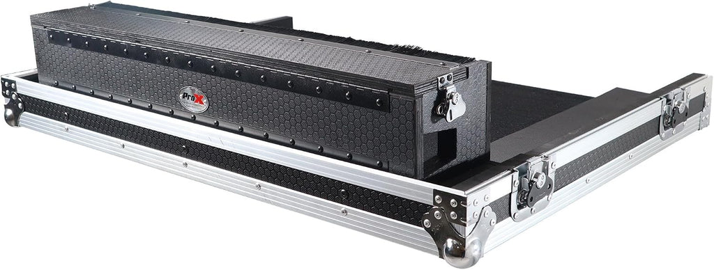 ProX XS-YMTF5DHW ATA Digital Audio Mixer Flight Case for Yamaha TF5 Console with Doghouse compartment and Caster wheels