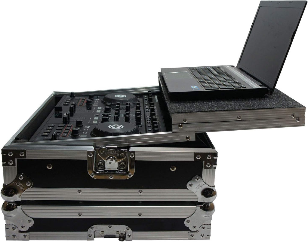 Harmony Audio HCTKS4LT Flight Glide Laptop Stand DJ Custom Case Compatible with Traktor Kontrol S4