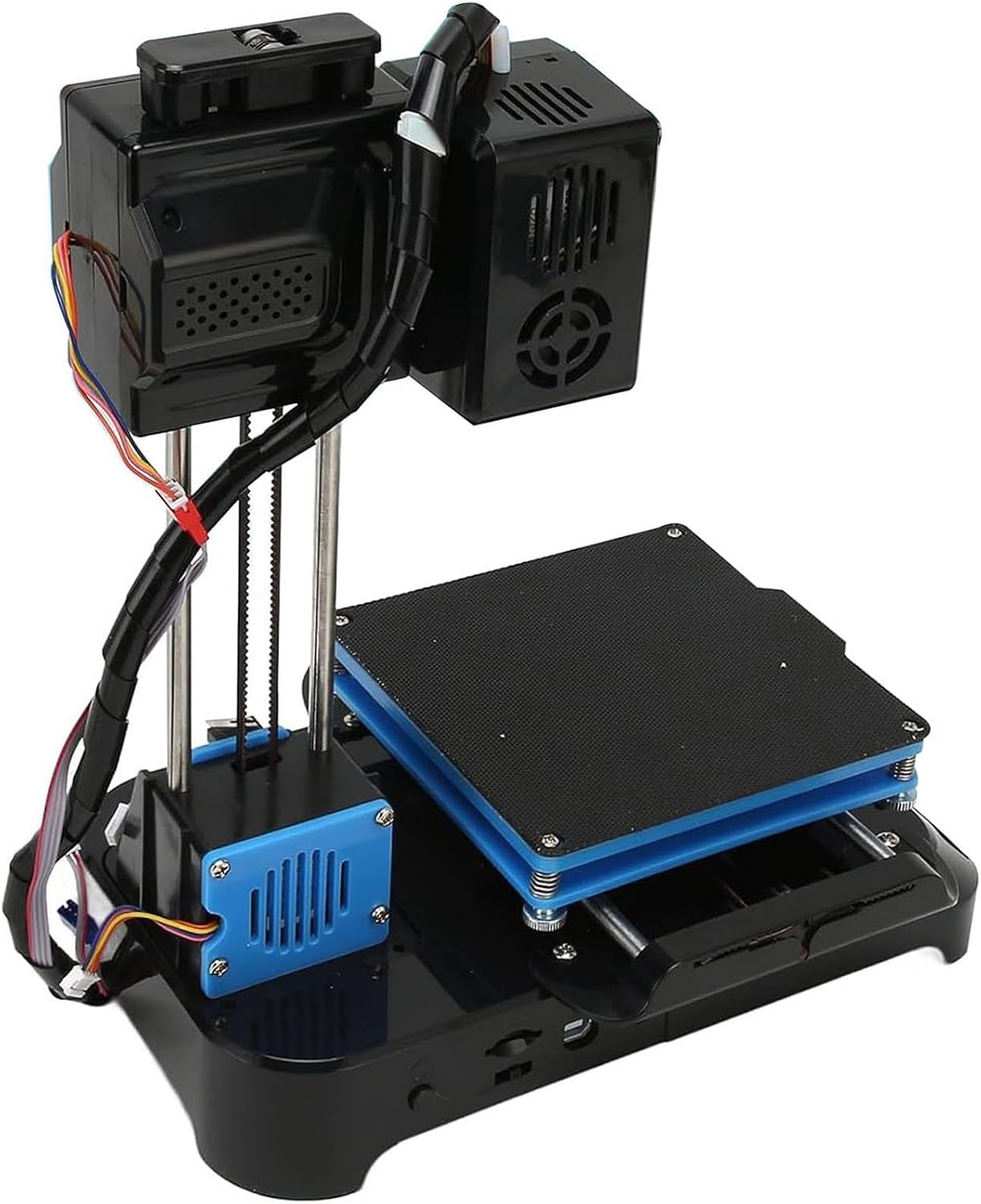 FDM Mini 3D Printer, Fully Assembled Auto Leveling 3D Printers Kit, High Printing Accuracy Printer for Kid Beginners,Black