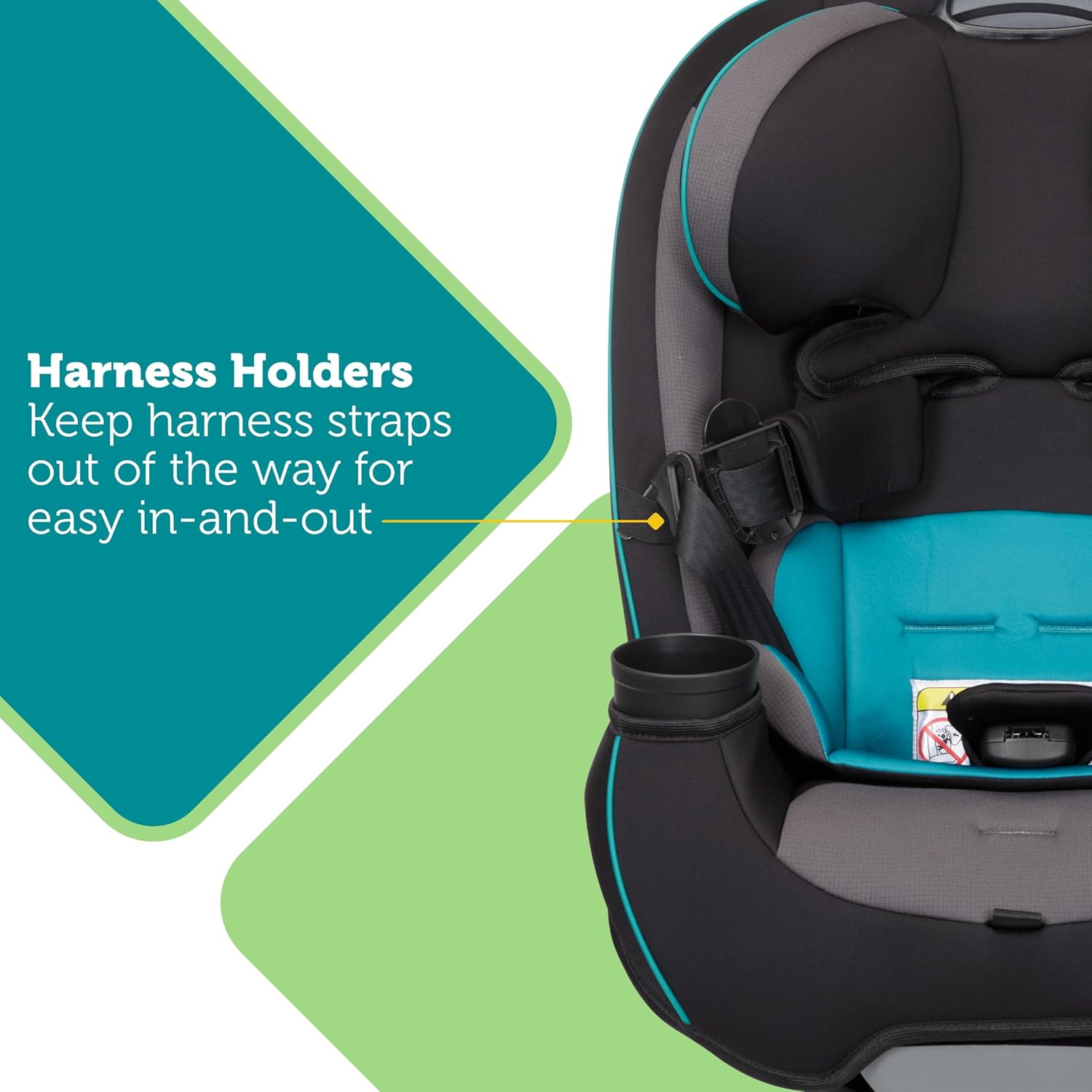 Safety 1st Grow and Go All-in-One Slim Convertible Car Seat, Rear Facing, 5-40 lbs, Forward Facing (30–65 lbs), High Back Booster Seat 40-100 pounds, Iron Frost