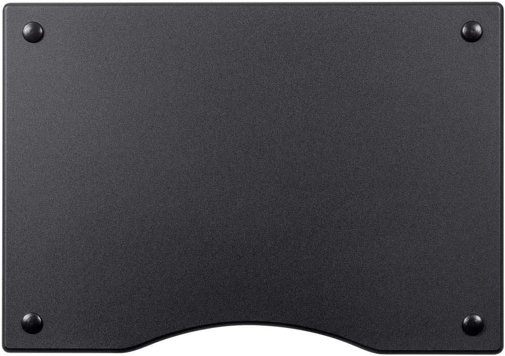 Monolith 4 Tier Shelf Audio Stand - Open Air Storage, Modular Design, Sturdy, Compatible with Bose, Polk, Sony, Yamaha, Pioneer and Others, Black