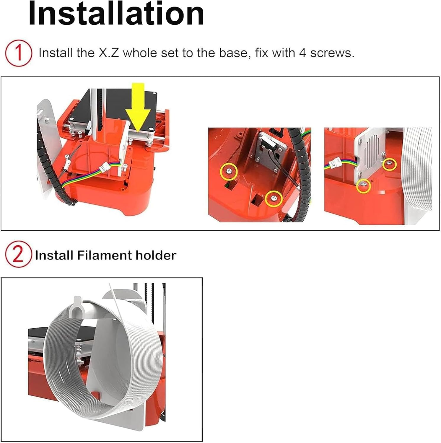 Mini 3D Printer for Beginners, Fully Assembled Desktop 3D Printer for Kids, 100x100x100mm Size, 10-40mm/s Speed, One-Touch Printing, Removable Platform, Ideal for DIY & Education