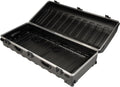 SKB ATA Large Stand Case with Wheels TSA Latches, Durable Transport Solution for Equipment, 49.5x20.25x13.5', Over-Molded Handle, Secure Straps, Black