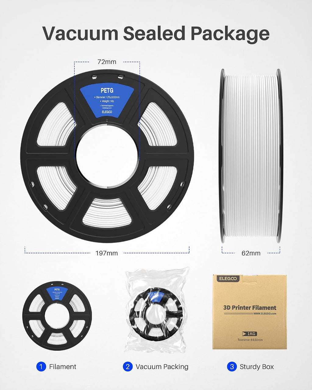 Neptune 4 Plus 3D Printer & PETG Filament Bundle 4KG