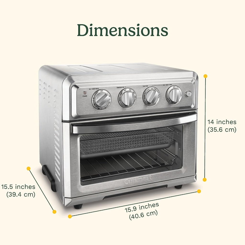 1800 Watt Stainless Steel Air Fryer/Convection Toaster Oven