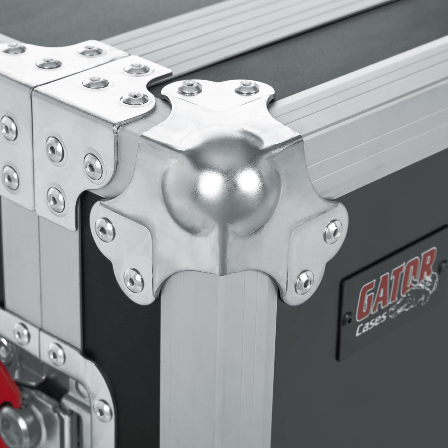 Gator Cases G-TOUR Series Shallow Audio Road Rack with Heavy-Duty Tour Grade Hardware, 15' Rackable Depth, 6U (G-TOUR EFX6U)
