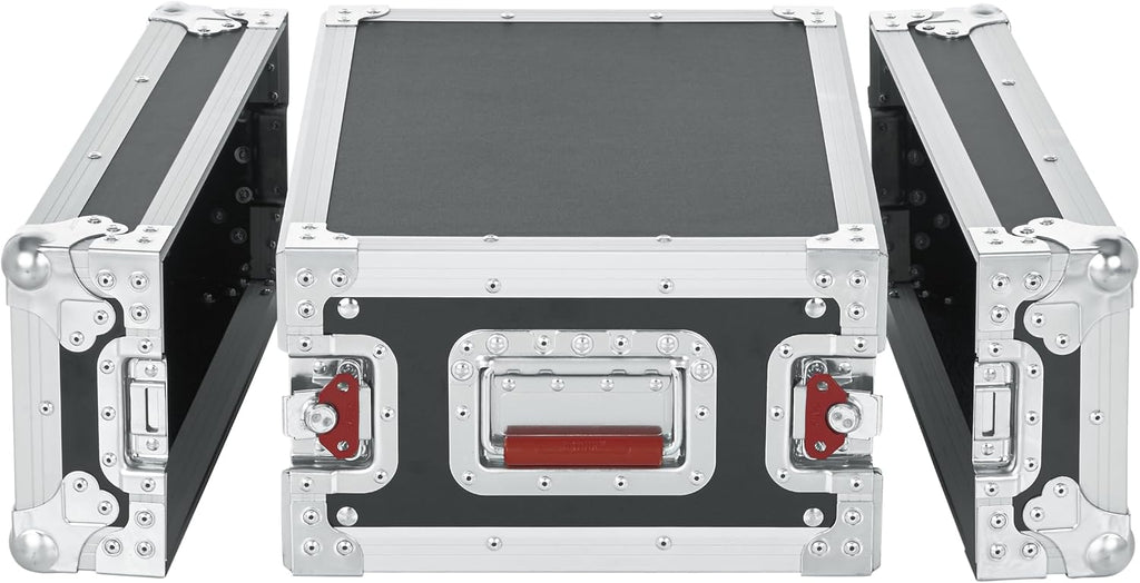 Gator Cases G-TOUR Series Shallow Audio Road Rack with Heavy-Duty Tour Grade Hardware,15' Rackable Depth, 4U (G-TOUR EFX4U)
