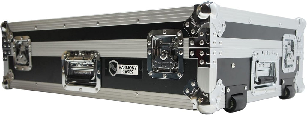 Harmony Audio Cases HCREV7WLT DJ Case Fits Pioneer DDJ-REV7 Controller With Laptop Tray and Wheels