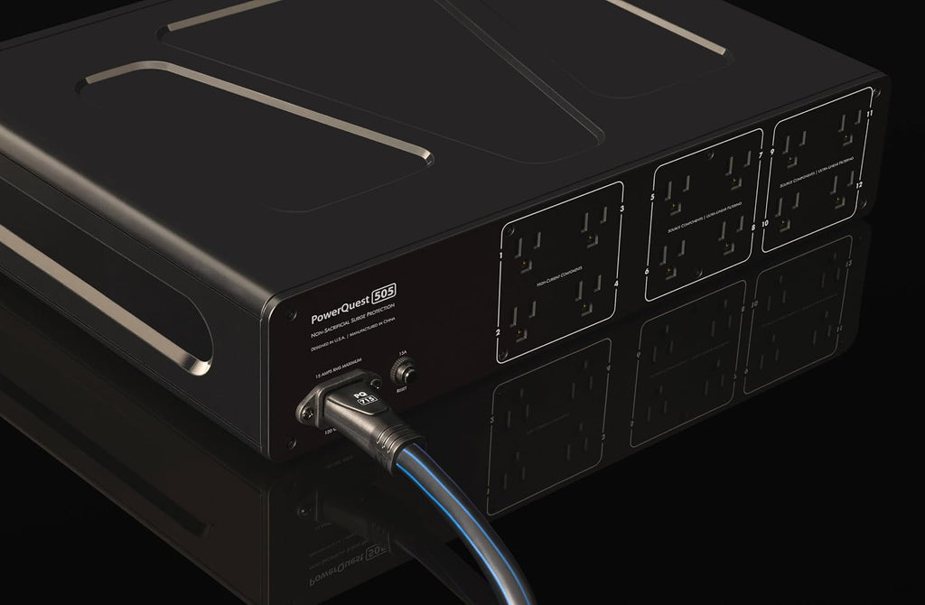 AudioQuest PowerQuest 505 12-Outlet Power Conditioner with Non-Sacrificial Surge Protection (North America)