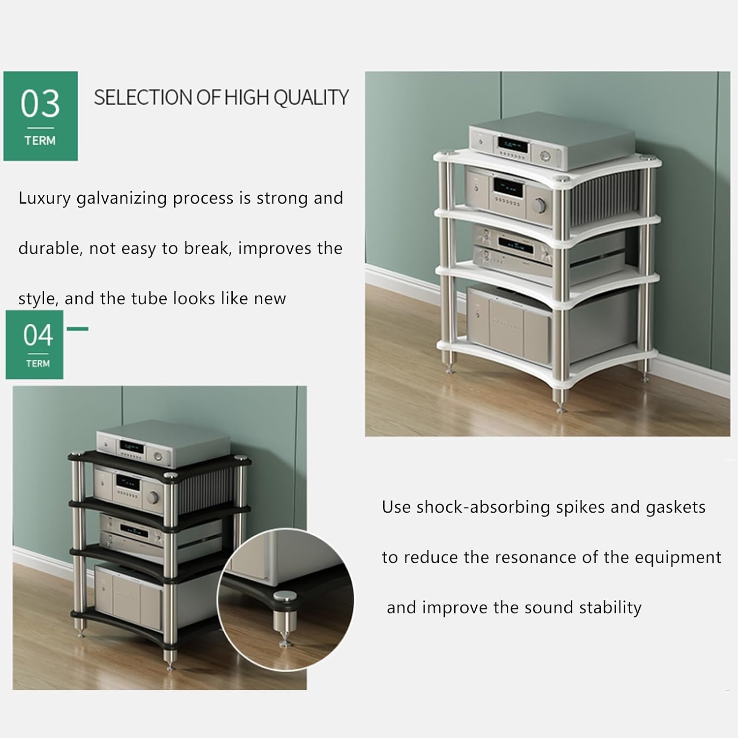 Stereo cabinet,audio rack,av media stand,stereo stand,audio stand,av cabinet,stereo racks and stands,media rack,hifi rack,audio rack cabinet,stereo rack,audio cabinet,audio-video shelving,av rack(4-la