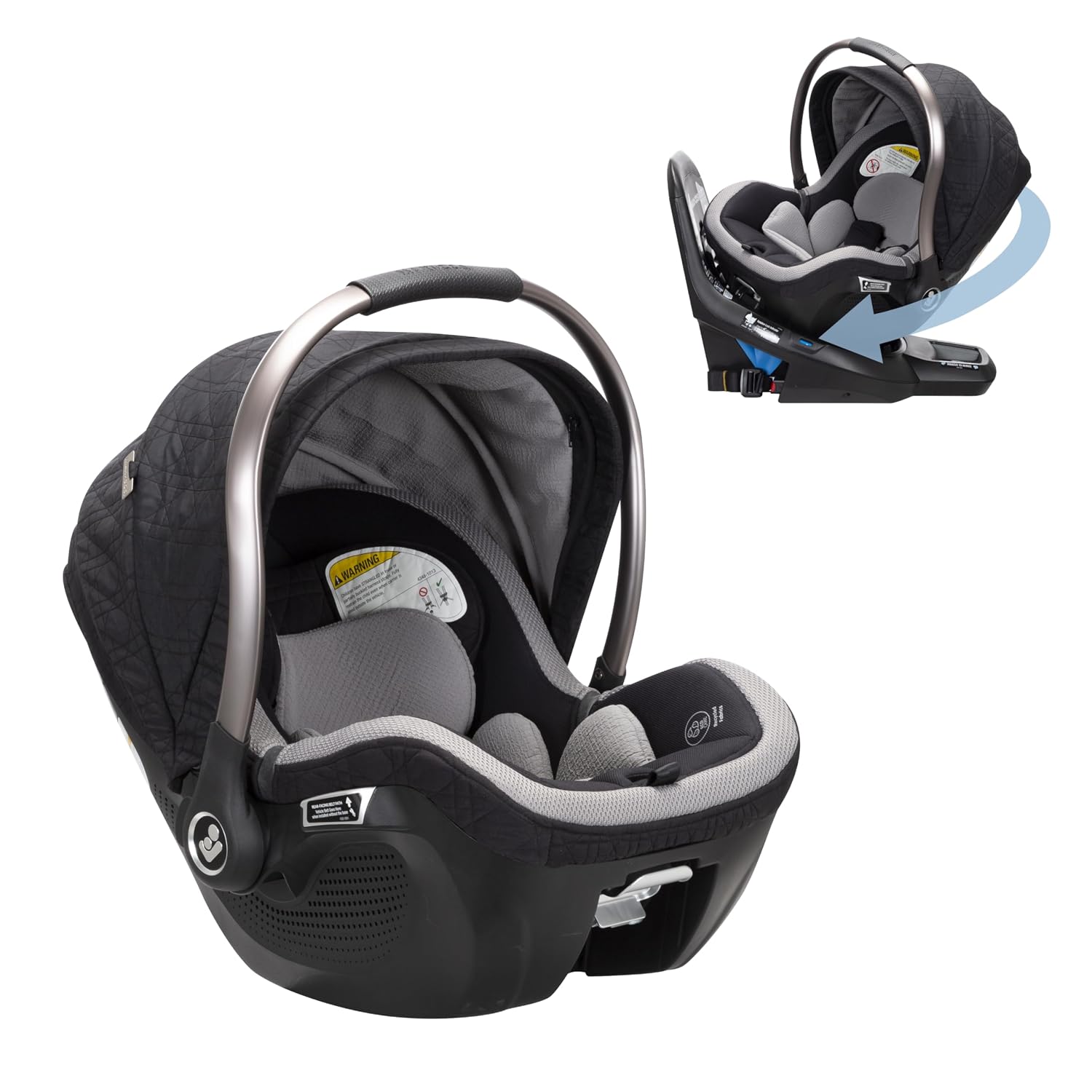 Maxi-Cosi Peri 180° Rotating Infant Car Seat, Onyx Heritage