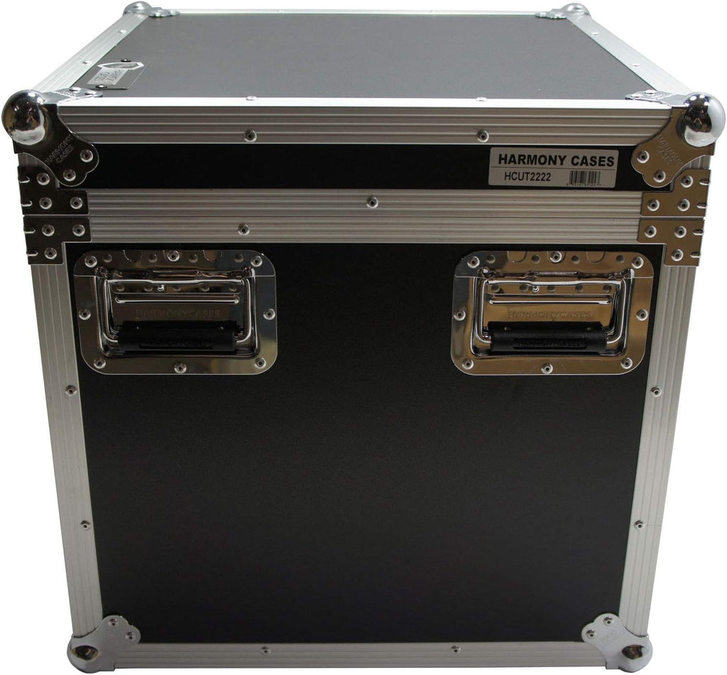 Harmony HCUT2222 Pro Audio DJ Touring 22 x 22 x 22 Utility Road Gear Trunk Case
