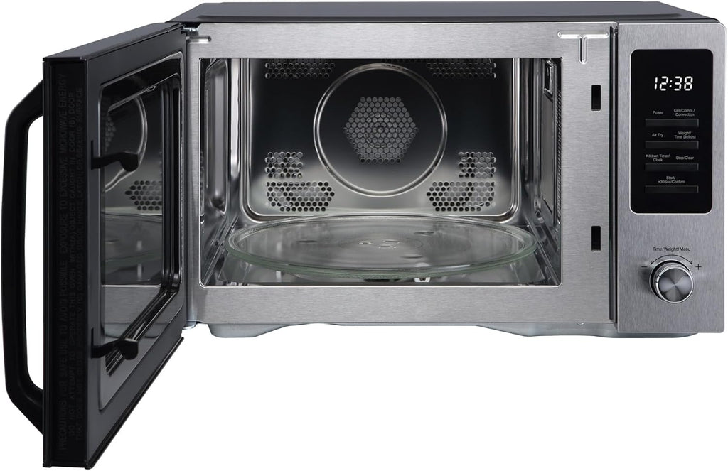 1.0 cu. ft. Countertop Microwave in Stainless and Black with Air Fryer