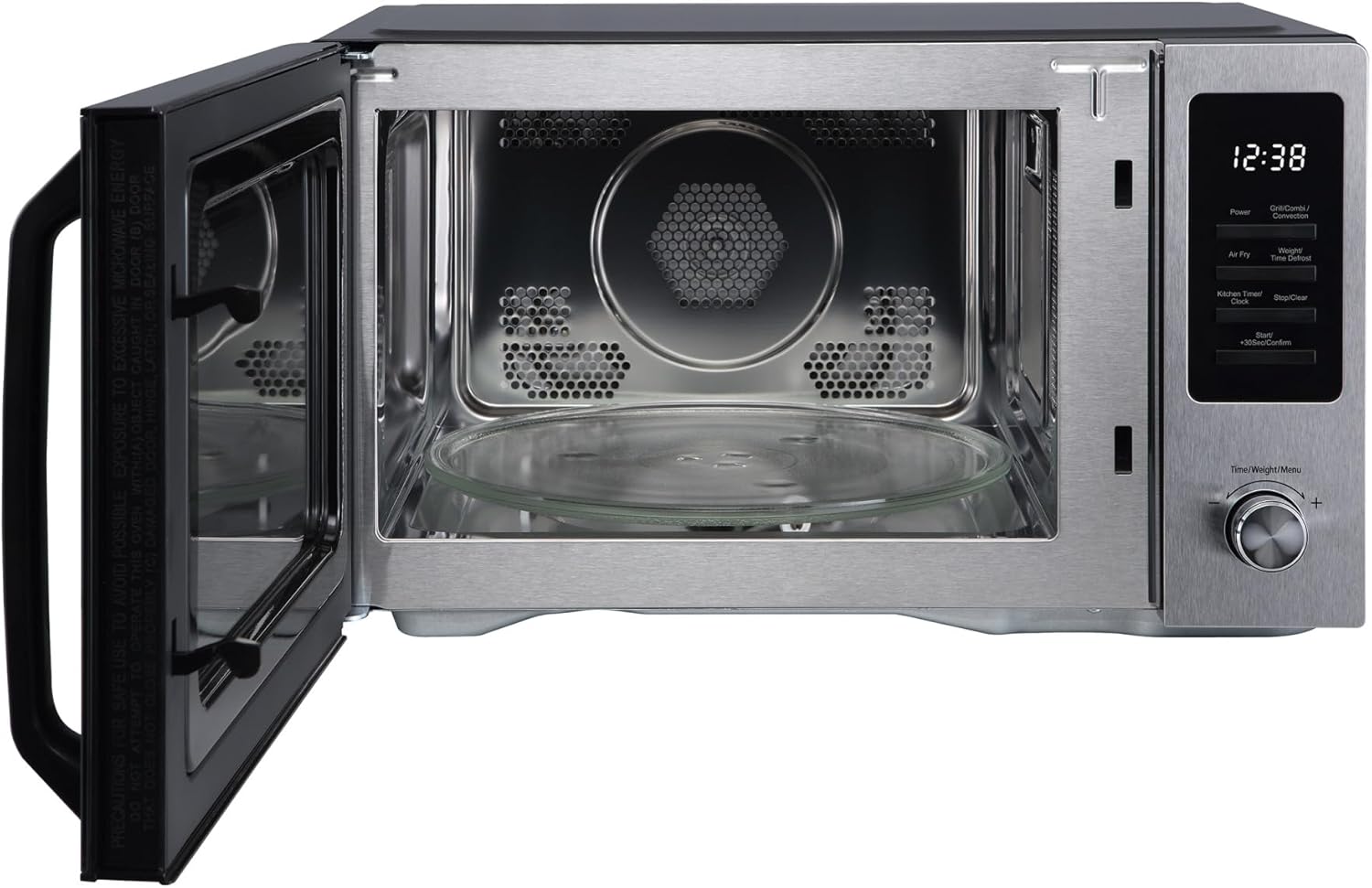 1.0 cu. ft. Countertop Microwave in Stainless and Black with Air Fryer