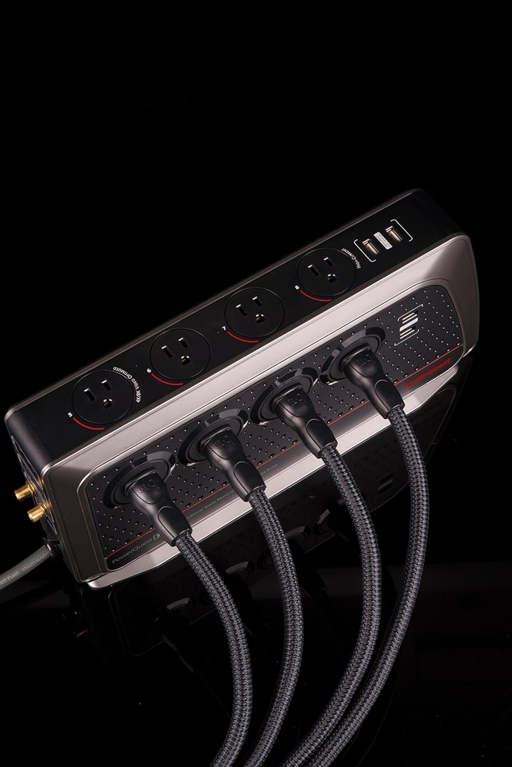 AudioQuest PowerQuest 3 8-Outlet Power Conditioner & Non-Sacrificial Surge Protector