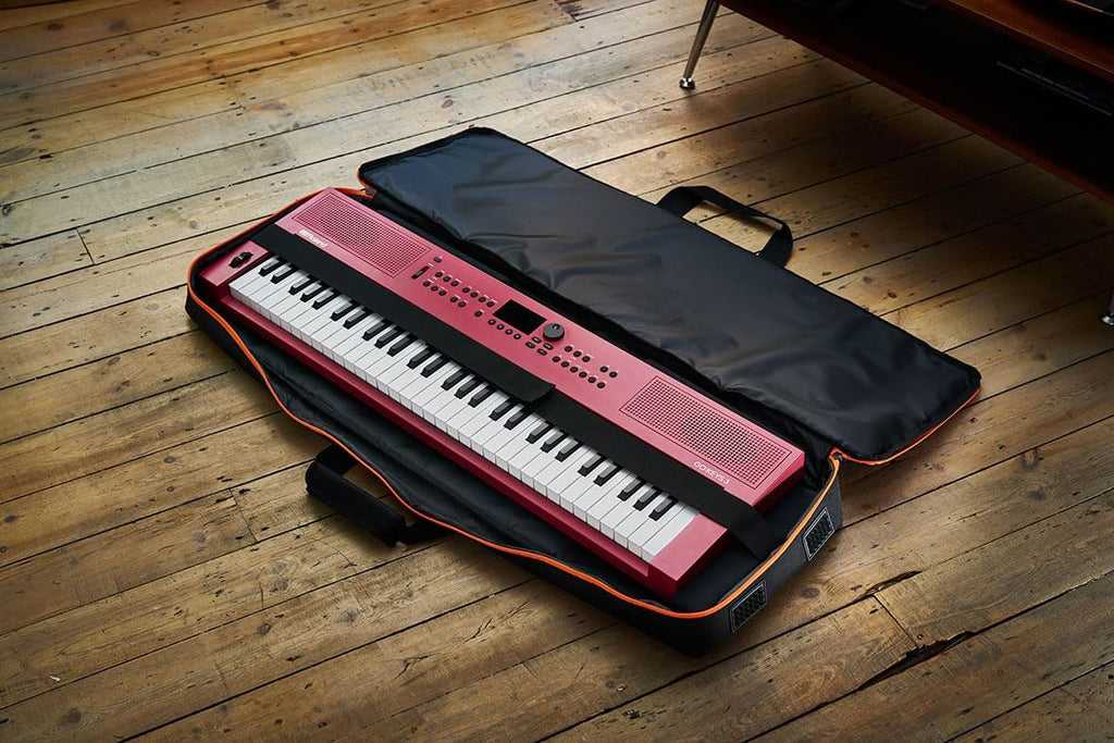 Roland CB-V61 | Keyboard Carrying Bag | For 61-Note Keyboards | Fits GO:KEYS 3, GO:KEYS 5, FANTOM-06, JUNO-D6, E-X10, XPS-60 | Durable & Comfortable Design | Backpack Straps | Accessory Pocket