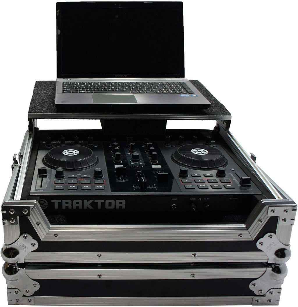 Harmony Audio HCTKS2LT Flight Glide Laptop Stand DJ Custom Case Compatible with Traktor Kontrol S2 MK2