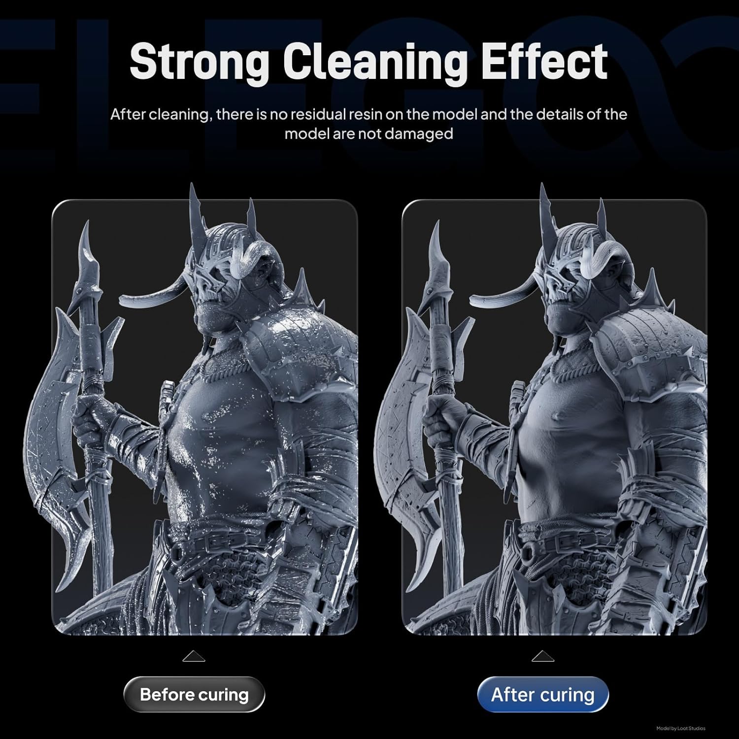 ELEGOO Mercury X Bundle, Wash and Cure Machine for Large Resin 3D Printed Models, Compatible with Saturn, Mars MSLA 3D Printers