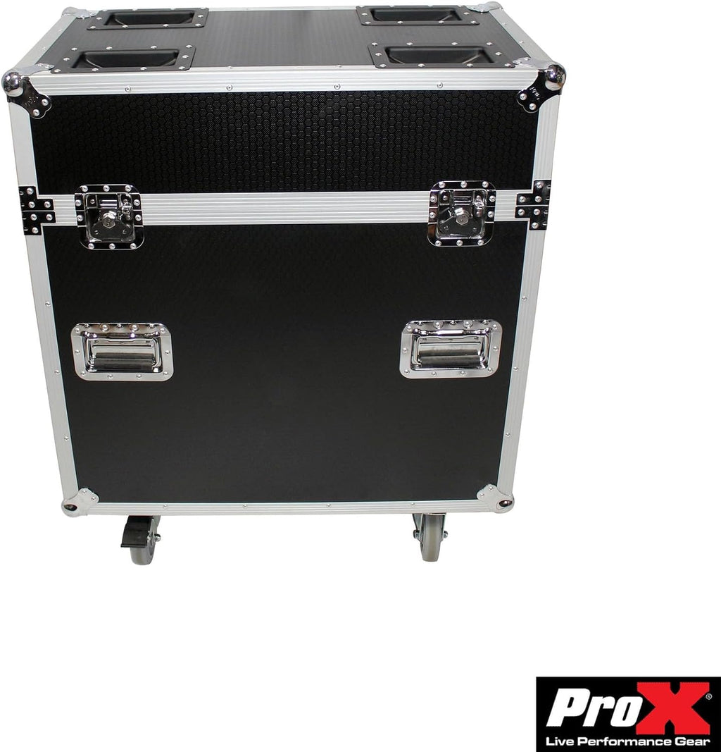 ProX XS-6XBP3030 ATA Flight Style Road Case 30' in. Aluminum 8mm F34 F32 F31 Truss Base Plates - Fits 6x
