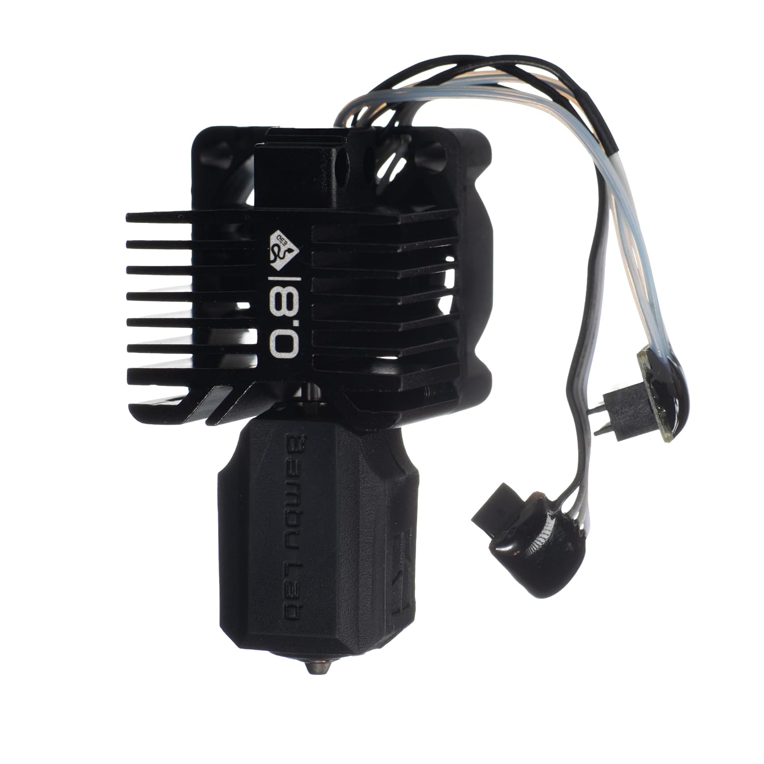 Diamondback Nozzles – Bambu Lab P1 Series Compatible (P1P / P1S) Complete Hotend Assembly – Solid Diamond Tip 3D Printer Nozzles, Improved Extrusion, Any Filament, Long Life, Wear Resistant (0.8mm)