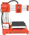 FDM Mini 3D Printer, DIY High Accuracy Small 3D Printer for Beginners, Fast Heating, 4x4x4in Printing Volume, 3D Printers for Windows XP 7 8 10 (32bit/64bit) Orange