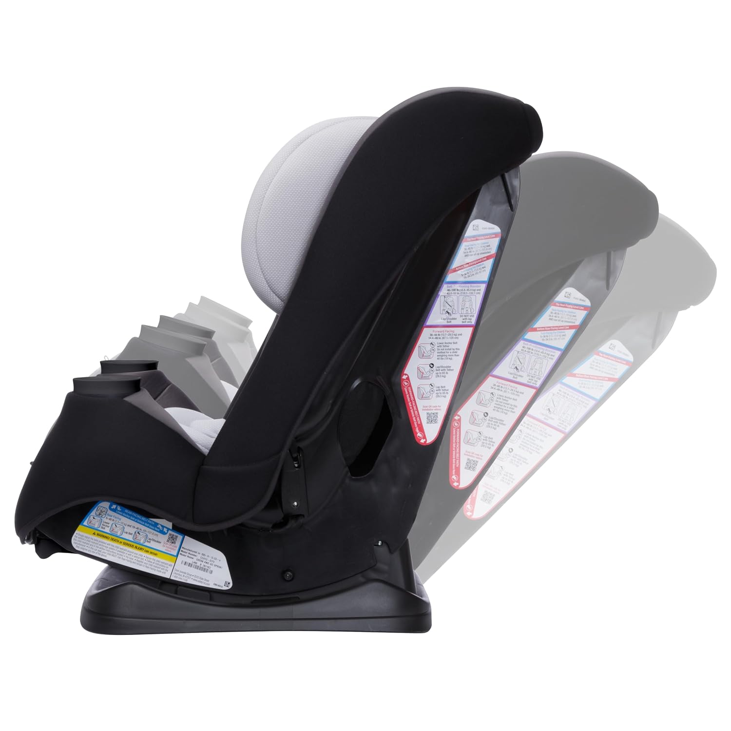 Maxi-Cosi Pria All-in-One Convertible Car Seat, Infant to Toddler Car Seat, Easy-Install Harness, Machine-Washable Cover, 5-100 lbs, Blackened Pearl