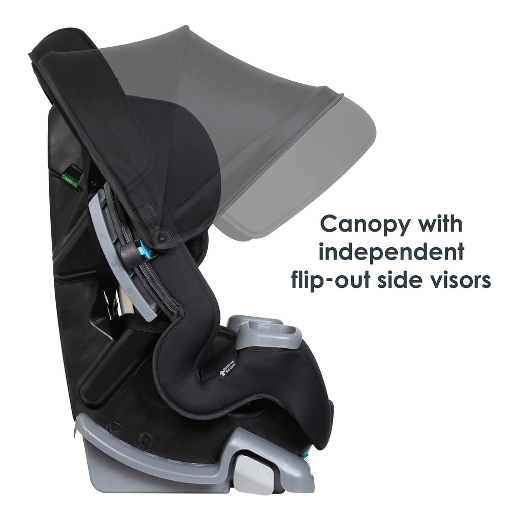Baby Trend Cover Me™ 4-in-1 Convertible Car Seat, Scooter – Built-in Canopy, 4-Stage Growth System, Plush Comfort Padding, Multi-Position Recline