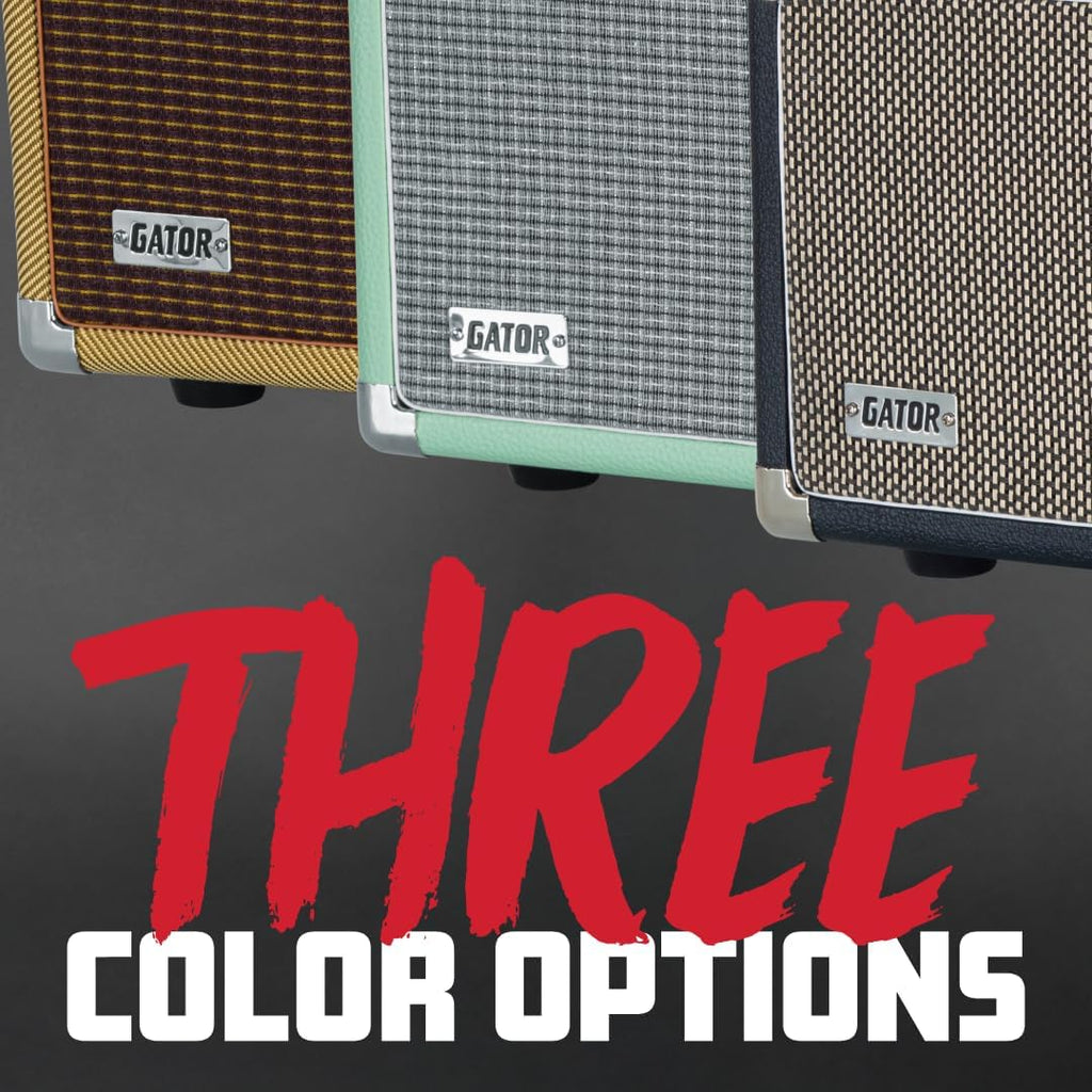 Gator Cases Retro Series Vintage Amp Rack Case; 4U Tweed (GR-RETRORACK-4TW)