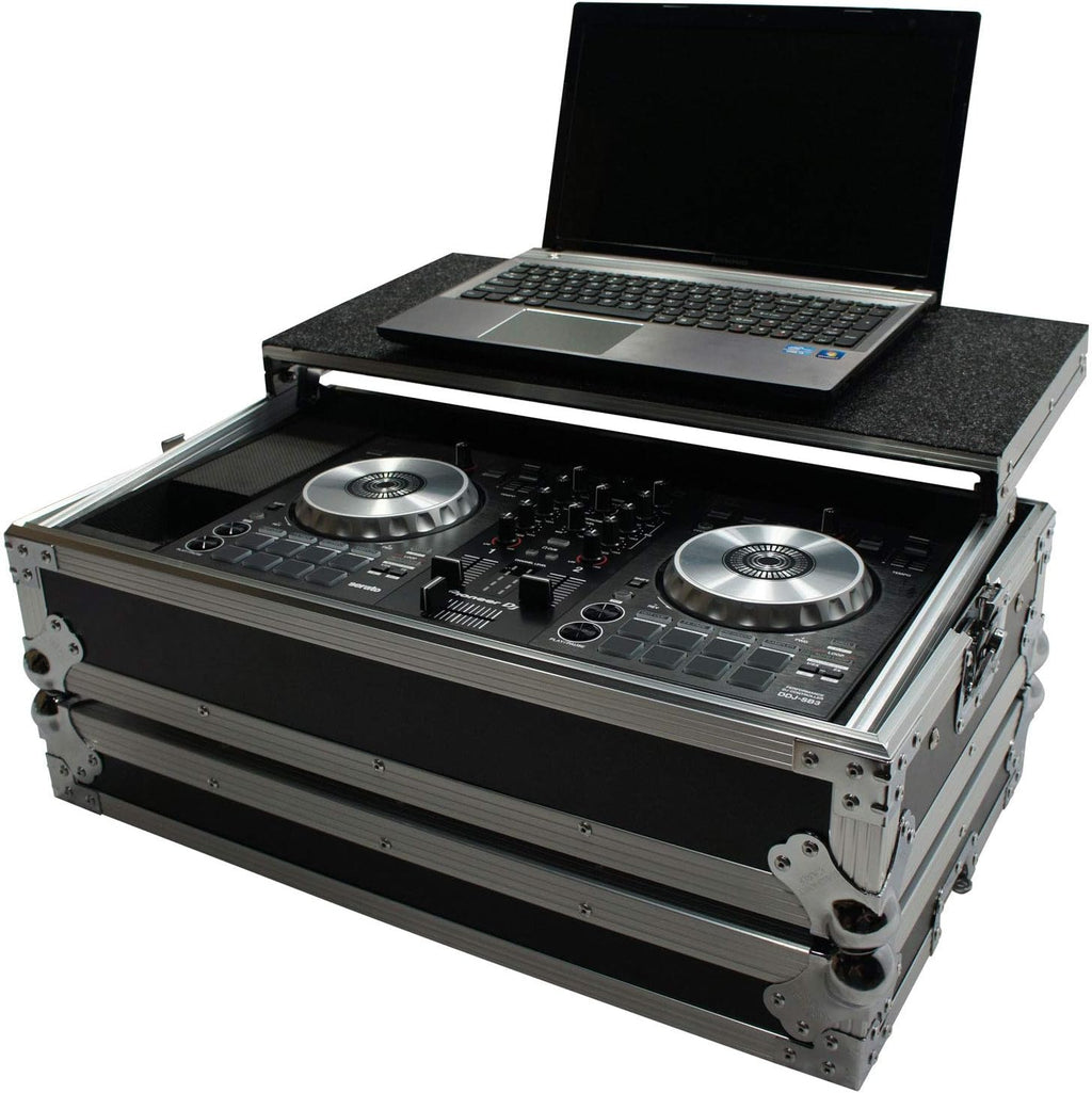 Harmony Audio HCDDJSBLT Flight Glide Laptop Stand Road DJ Case Compatible with Pioneer DDJ-SB