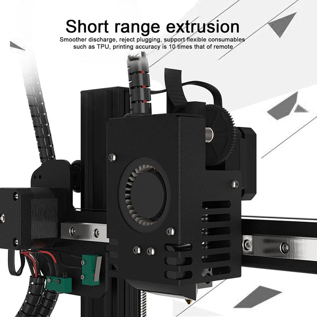 Gonetre Small 3D Printer for Kids Adults Beginners High Double Rail Fast Cooling Quiet DIY 3D Printing Machine for Home Alloy Steel 180x180x180mm (US Plug)