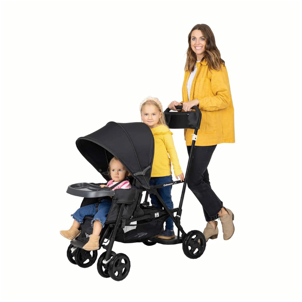 Joovy Caboose LX Tandem Stand-on Stroller, Black