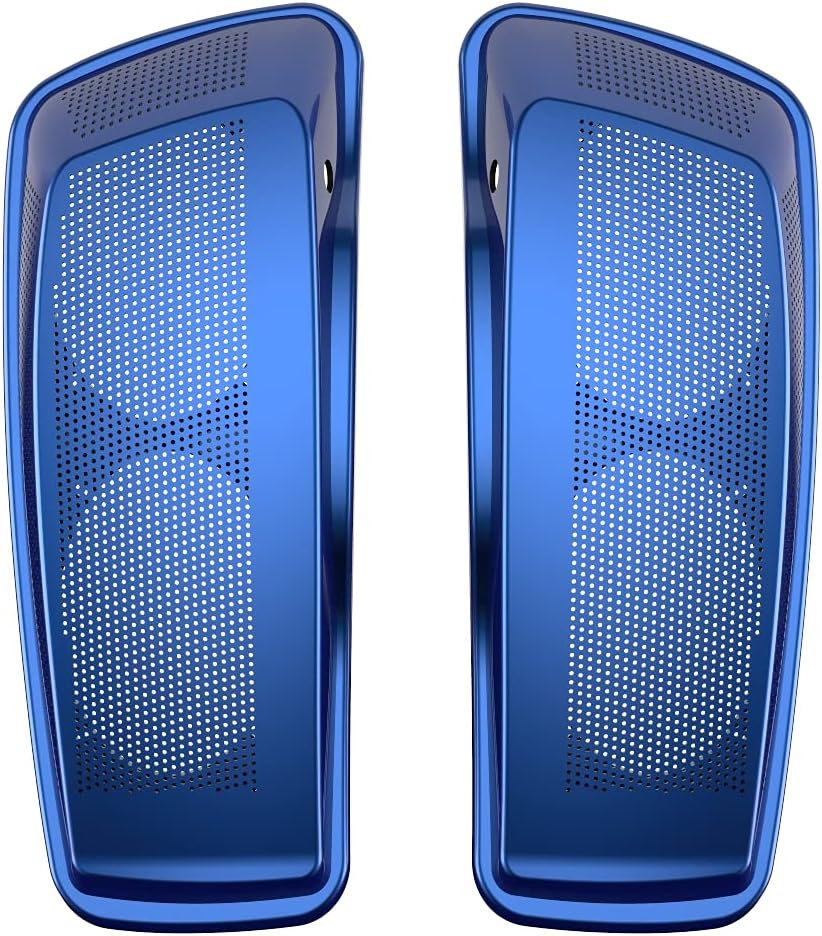 Advanblack Superior Blue Saddlebag Dual 6x9 Speaker lids, Audio Covers Fit for H-D Touring, Road Glide, Street Glide Special, Road King, 2014 2015 2016 2017 2018 2019 2020 2021 2022 2023