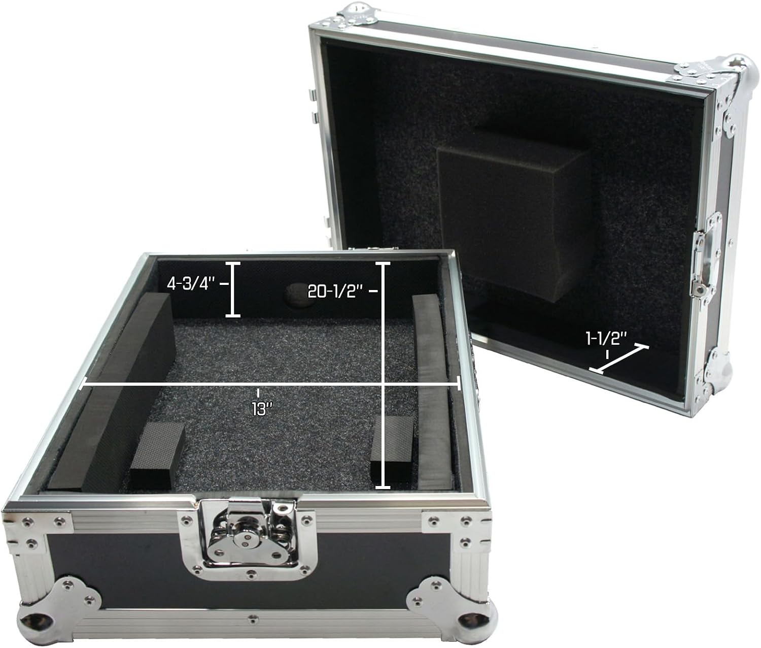 Harmony Audio HC12MIX Flight DJ Road Travel Custom Case Compatible with Universal 12' Mixer