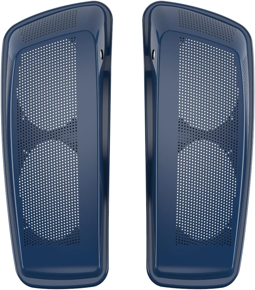 Advanblack Saddlebag Dual 6x9 Speaker lids, Audio Covers Fit for H-D Touring, Road Glide, Street Glide Special, Road King, 2014 2015 2016 2017 2018 2019 2020 2021 2022 2023