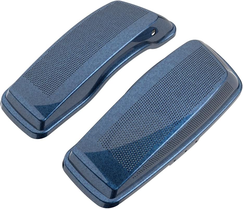 Advanblack Saddlebag Dual 6x9 Speaker lids, Audio Covers Fit for H-D Touring, Road Glide, Street Glide Special, Road King, 2014 2015 2016 2017 2018 2019 2020 2021 2022 2023