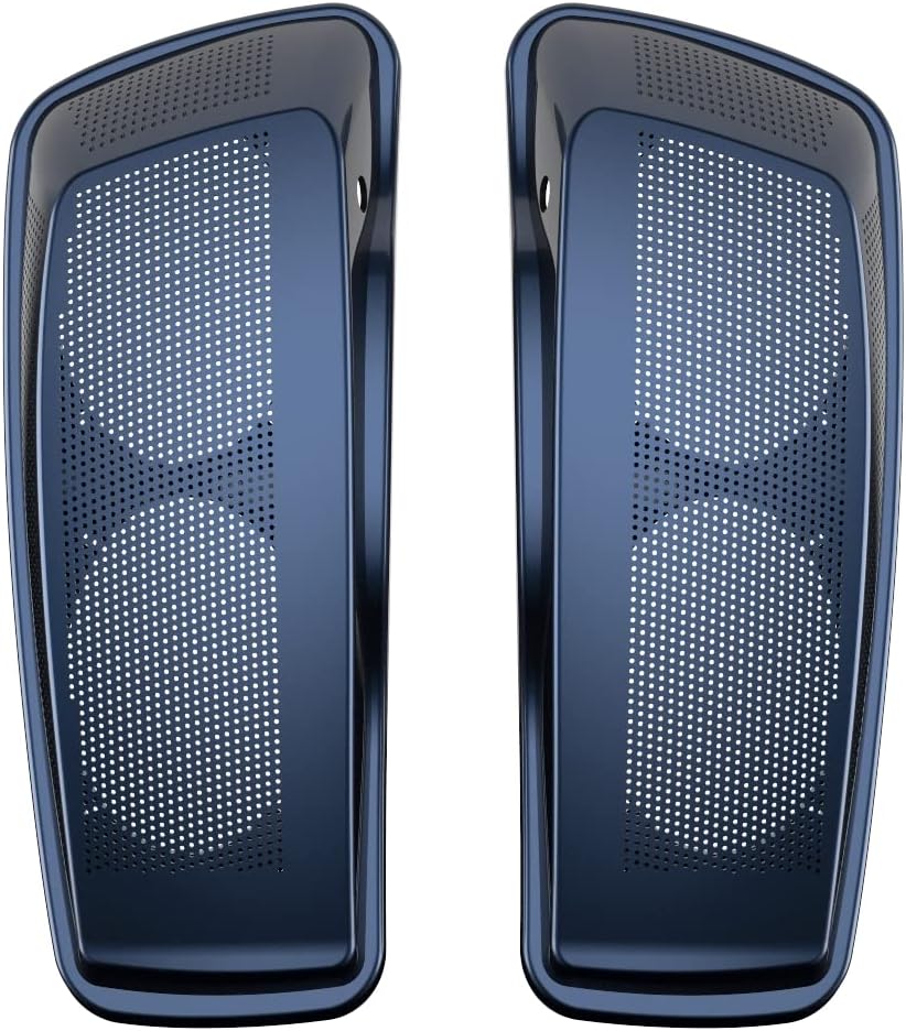Advanblack Saddlebag Dual 6x9 Speaker lids, Audio Covers Fit for H-D Touring, Road Glide, Street Glide Special, Road King, 2014 2015 2016 2017 2018 2019 2020 2021 2022 2023