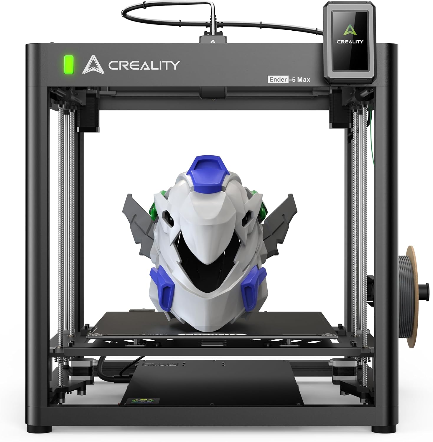 Creality Ender-5 Max 3D Printer, Large Build Volume 400 * 400 * 400mm, Up to 700mm/s Printing Speed, X-axis with Linear Rail & Dual Z-axis Motors, Creality OS Smart Control for Print Farm